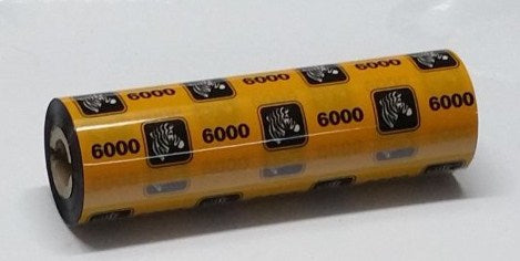 ZEBRA WAX RIBBON 110MM C/6 - ZEBRA WAX RIBBON 110MM C/6 -